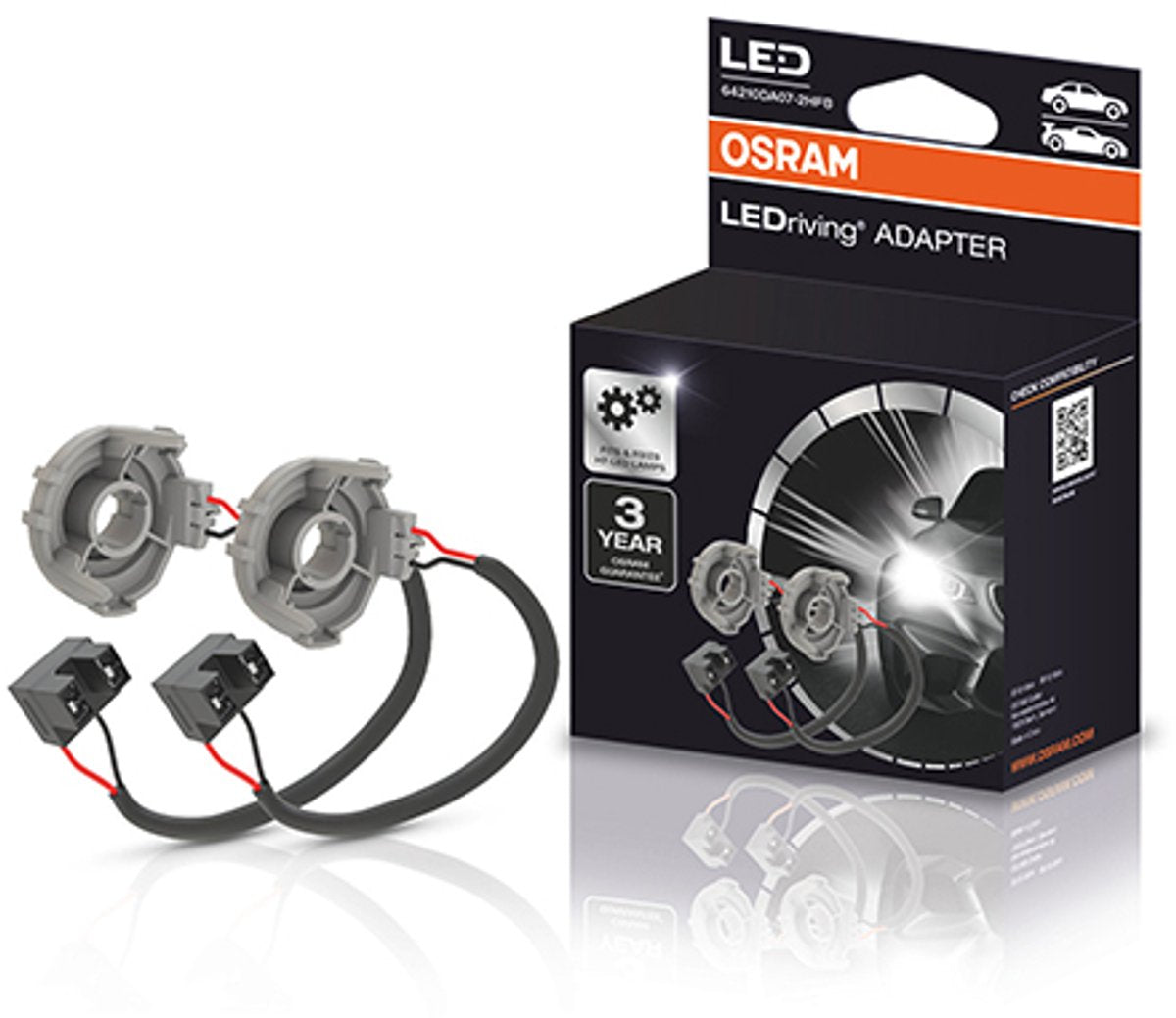 Osram Adapter für Night Breaker H7-LED 64210DA07 Design (Autolampe) H7, Adapter für Night Breaker H7-LED