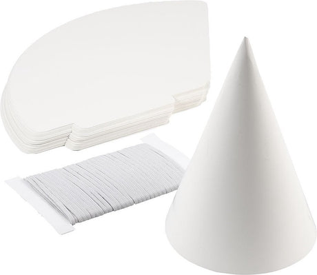 Creotime https: www.cchobby.nl cone-h-23-cm-d-16-5-cm-230-gr-white-50-piece-1-box