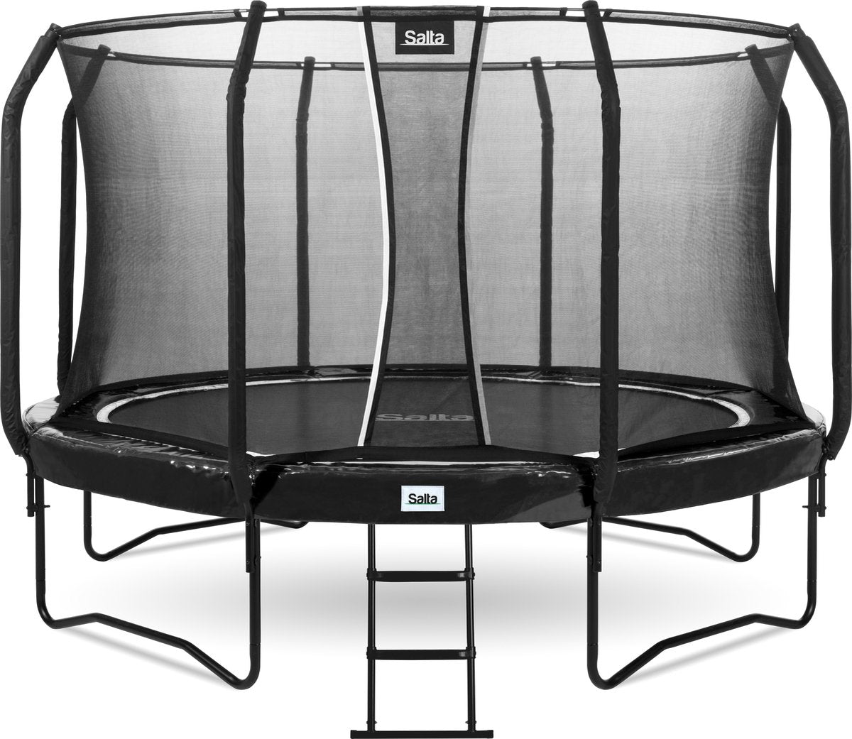 Salta first class - trampoline met veiligheidsnet en ladder - ø 251 cm - zwart