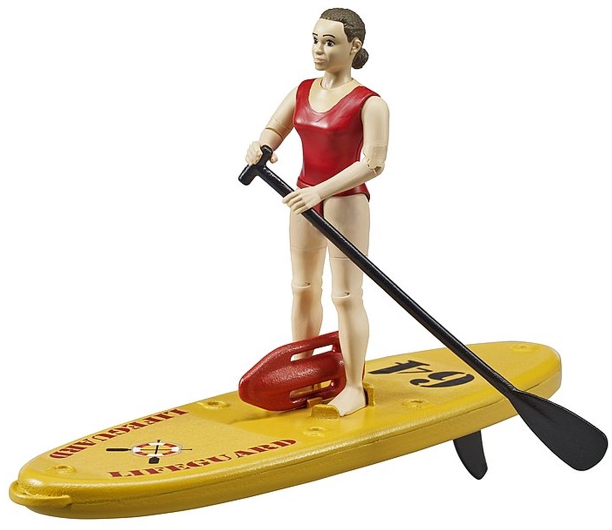 Bruder bworld Rettungsschwimmer mit Stand Up Paddle Board – ab 4 Jahren – 62785