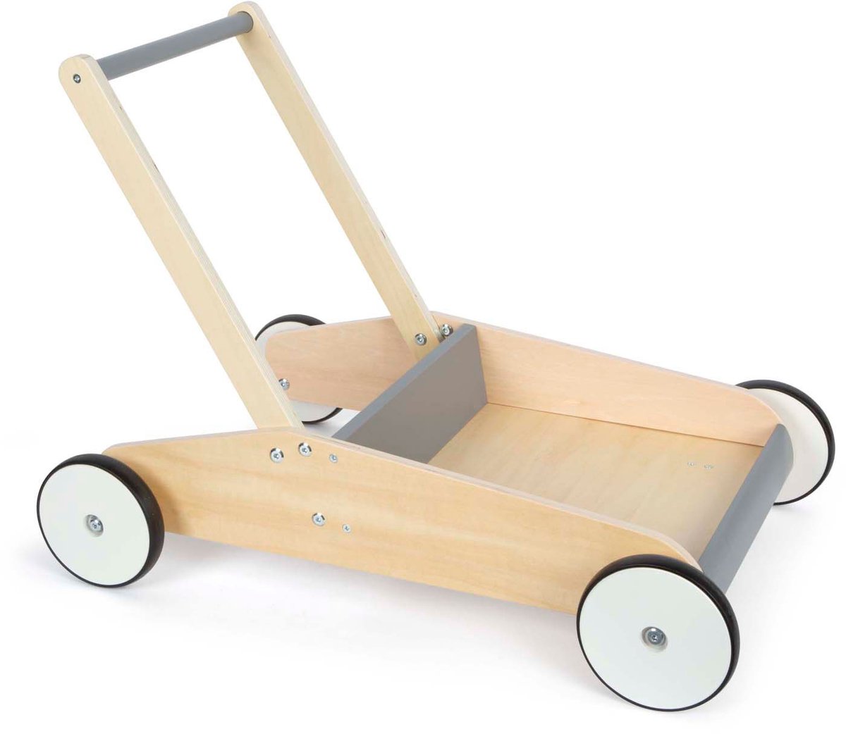Small Foot - Gehhilfe aus Holz grau