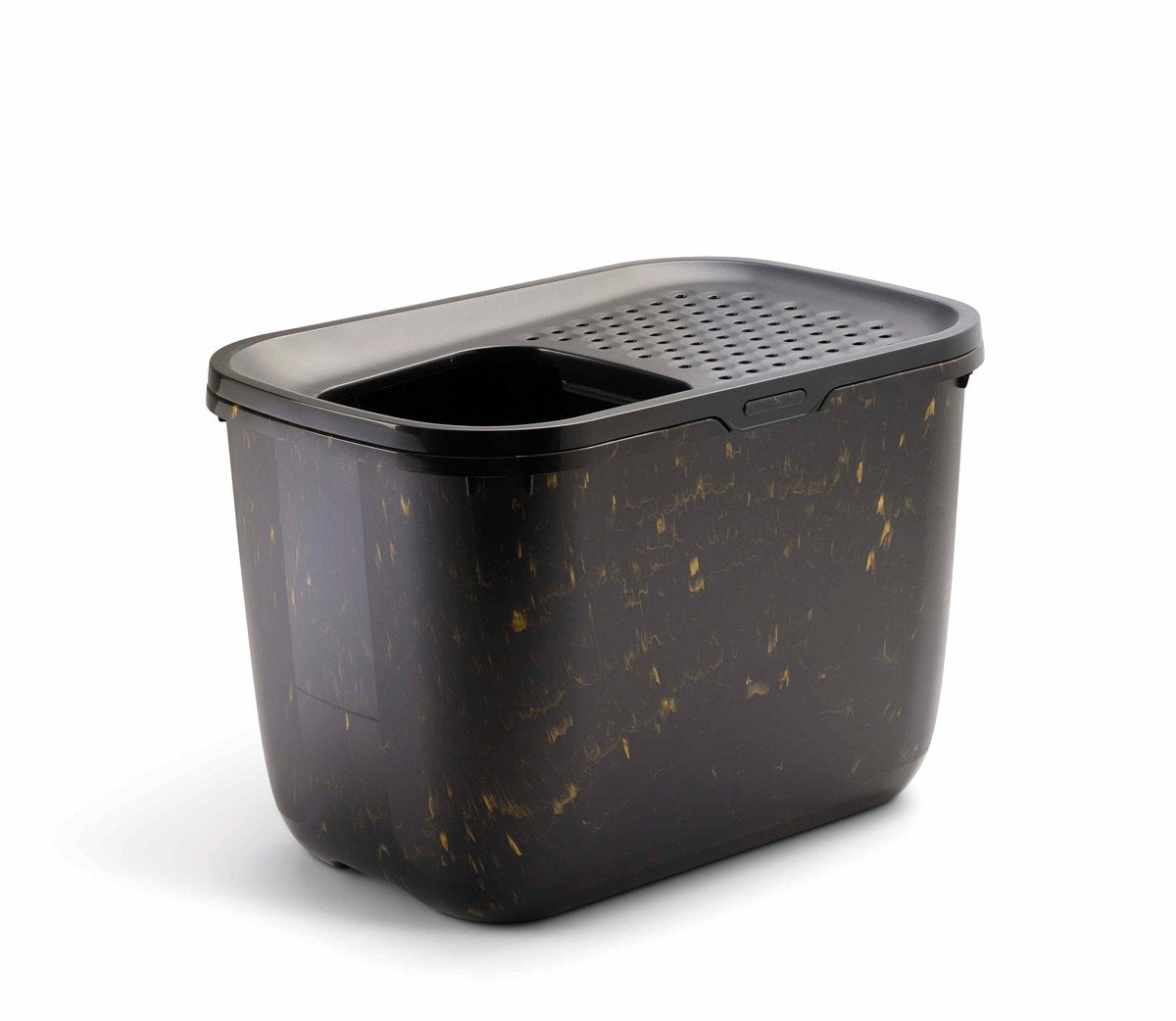 Savic - Hop in Katzentoilette - Katzentoilette - Schwarzgold - 58,8 x 39 x 39,5 cm