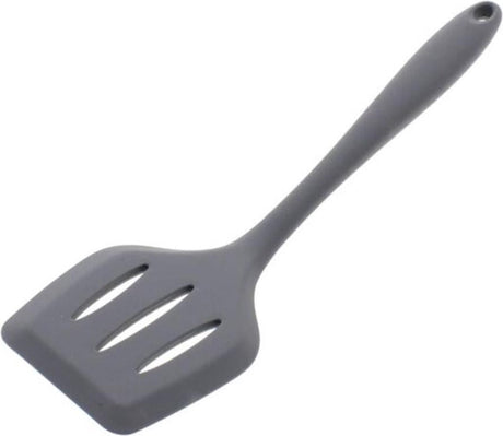 Einfacher Küchenspatel mit Schlitz – Silikon – 20 cm