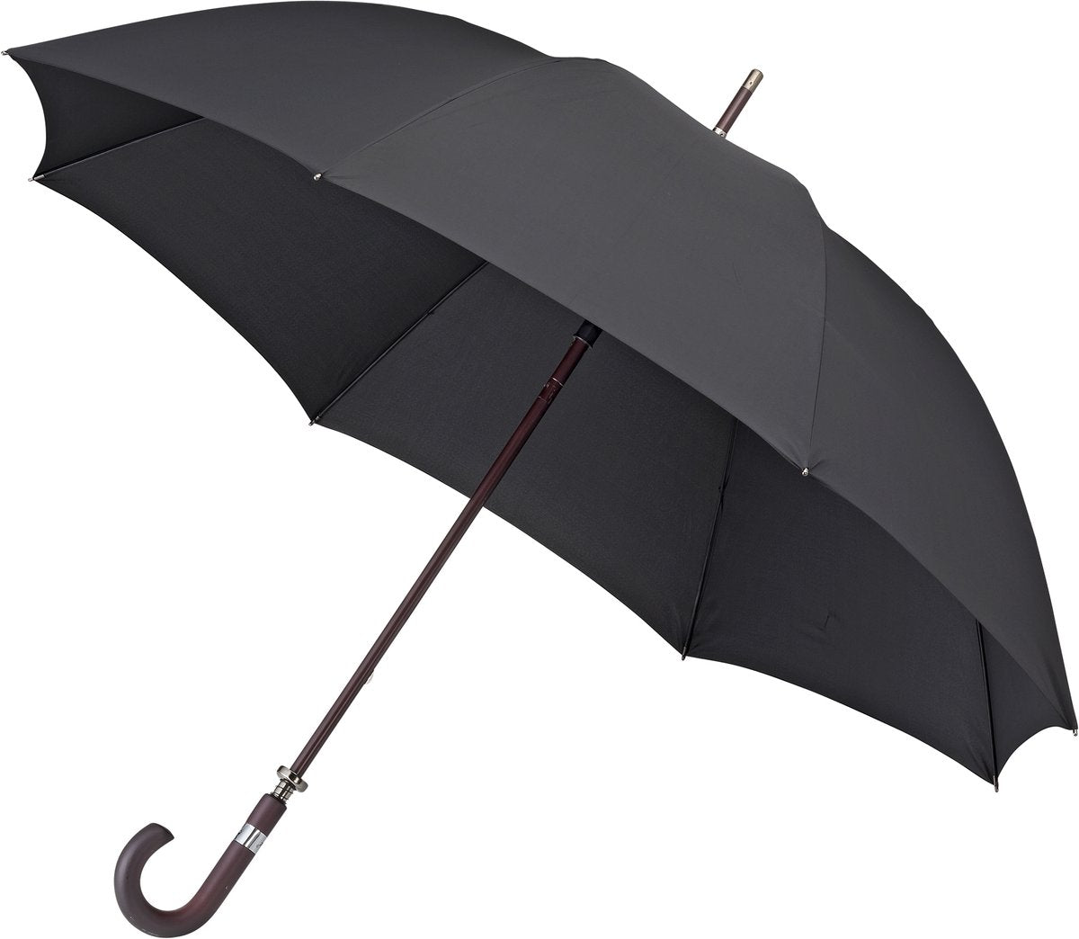 Falcone - Regenschirm - ø 130 cm - winddicht - extra stabil - schwarz