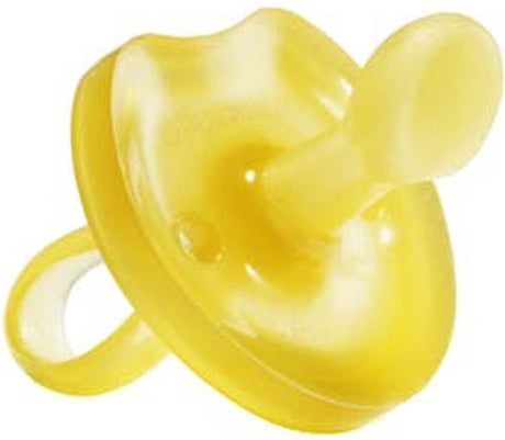 Natursutten-Schnuller aus Gummi – ab 12 Monaten – Schmetterlingsschild – anatomischer Schnabel