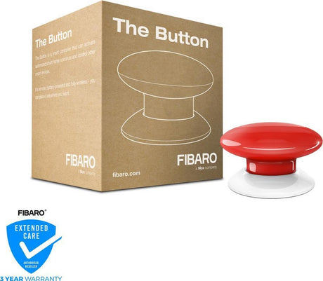 Fibaro -Fibaro der Knopf, rot