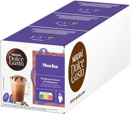 Nescafé Dolce Gusto Kapseln Mokka – 48 Kaffeetassen für 24 Tassen Kaffee