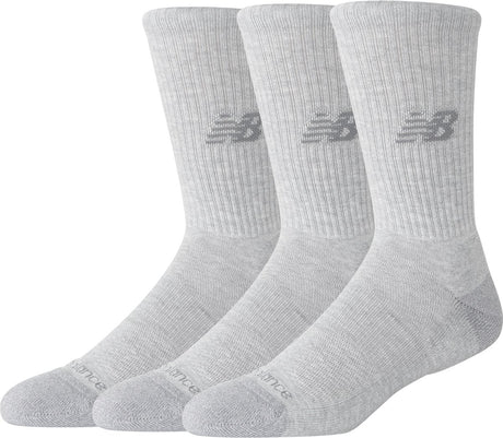 New Balance Active Crew Socken 3er-Pack Unisex-Sportsocken – Athletic Grey