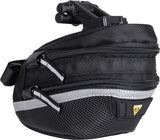 Topeak -Satteltasche WP II M, Schwarz, Wasserrepellent, Polyester, Adapter, 1,25L, QuickClick, Reflecting, 152G