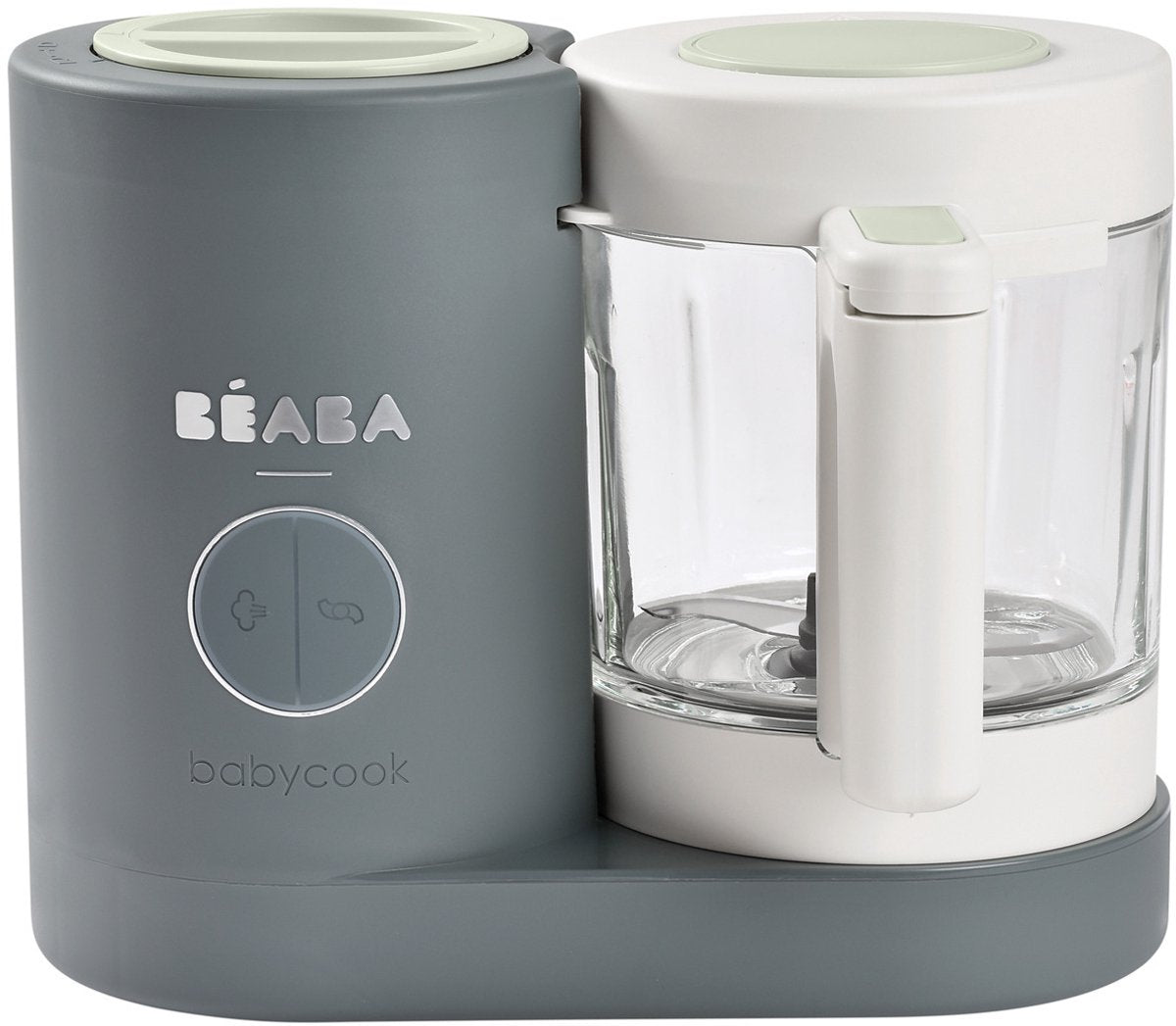 Béaba babycook® neo – 4-in-1-Dampfgarer – Babynahrungszubereiter – Küchenmaschine – 1250 ml – Grau
