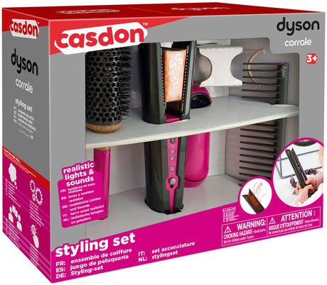 Casdon Spielzeug-Styling-Set Haarstyling für Kinder mit Licht und Ton.