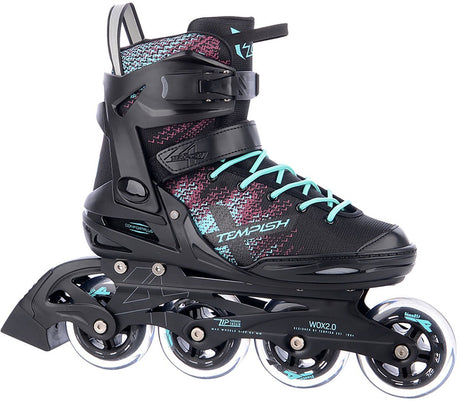 Tempish Wox 2.0 84 Inline-Skates - Inline-Skates - Damen - Schwarz Türkis - Größe 41
