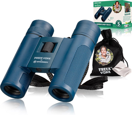 Freek Spark x Bresser - Fernglas für Kinder - 10x25 - leicht und kompakt