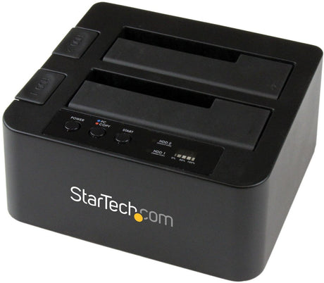 Startech ESATA Hard Drive Duplicator Dock – USB 3.0 HDD Cloner – SATA III 6 GBP S – Schwarz