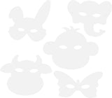 Kreativunternehmen https: www.cchobby.nl Tiermasken-h-13-24-cm-w-20-28-cm-230-gr-white-16-piece-1-box