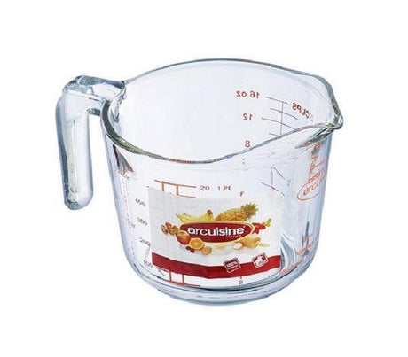 Arcuisine Messbecher Glas 0,5l