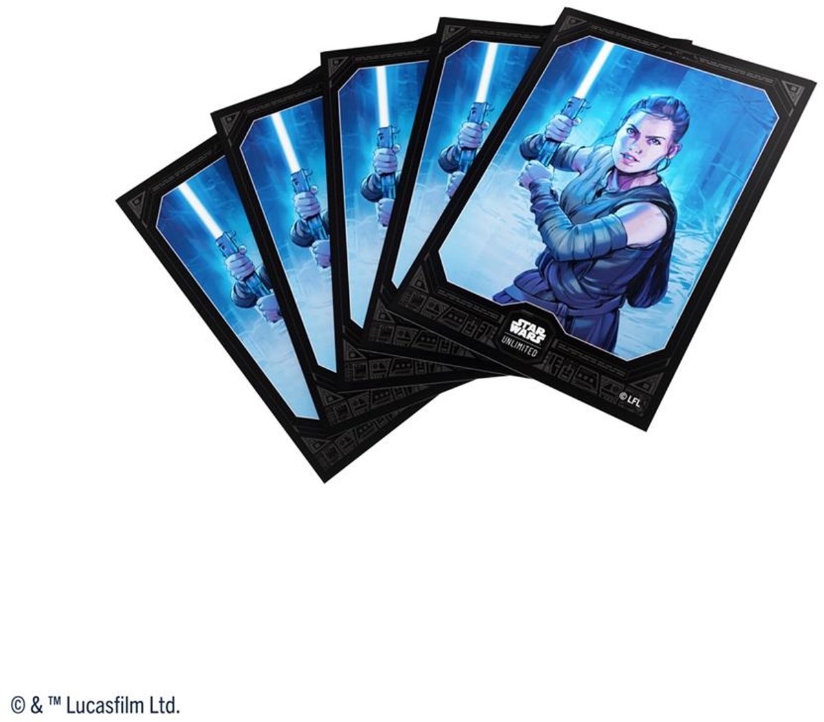 Star Wars unlimited – Kunsthüllen – Rey – Star Wars-Hüllen