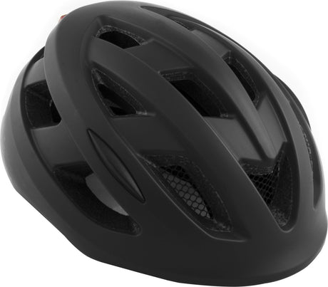 Agu civick fietshelm - zwart - l xl - incl. led licht