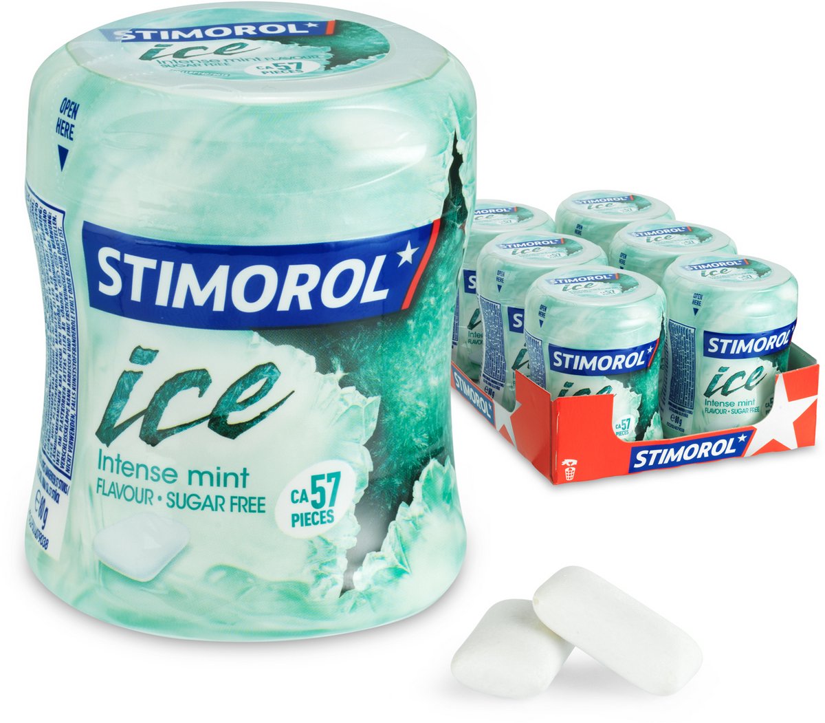 Stimorol Ice Intense Mint Flasche (6x80gr)