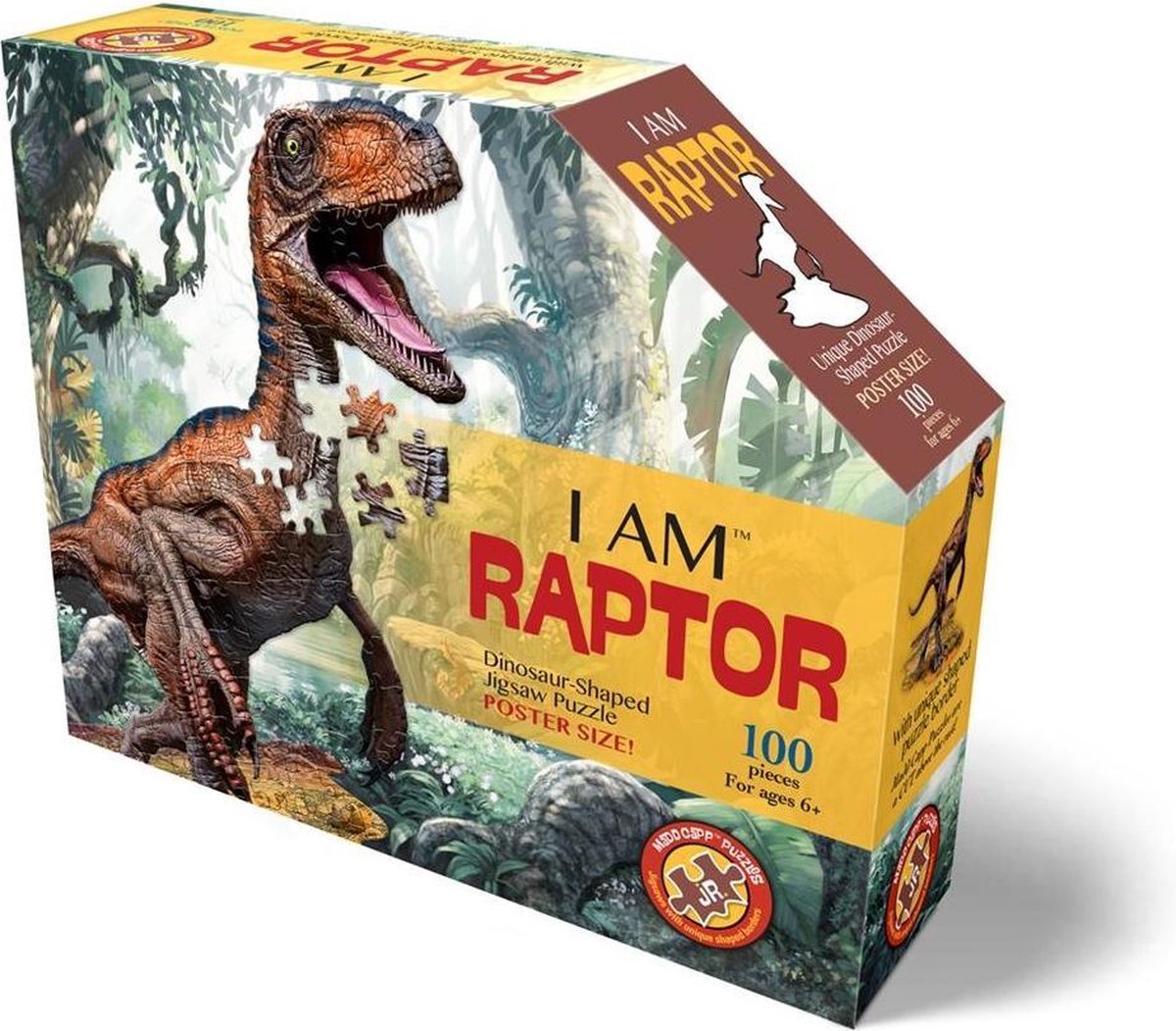 Madd capp - legpuzzel i am raptor 100 stuks