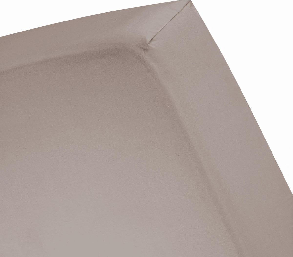 Cinderella - hoeslaken tot 30 cm matrashoogte - 80x200 210 cm - taupe