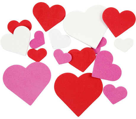 Kreativunternehmen https: www.cchobby.nl foam-shapes-size-20-50-mm-thickness-2-mm-heart-diverse-colors-200-piece-1-box