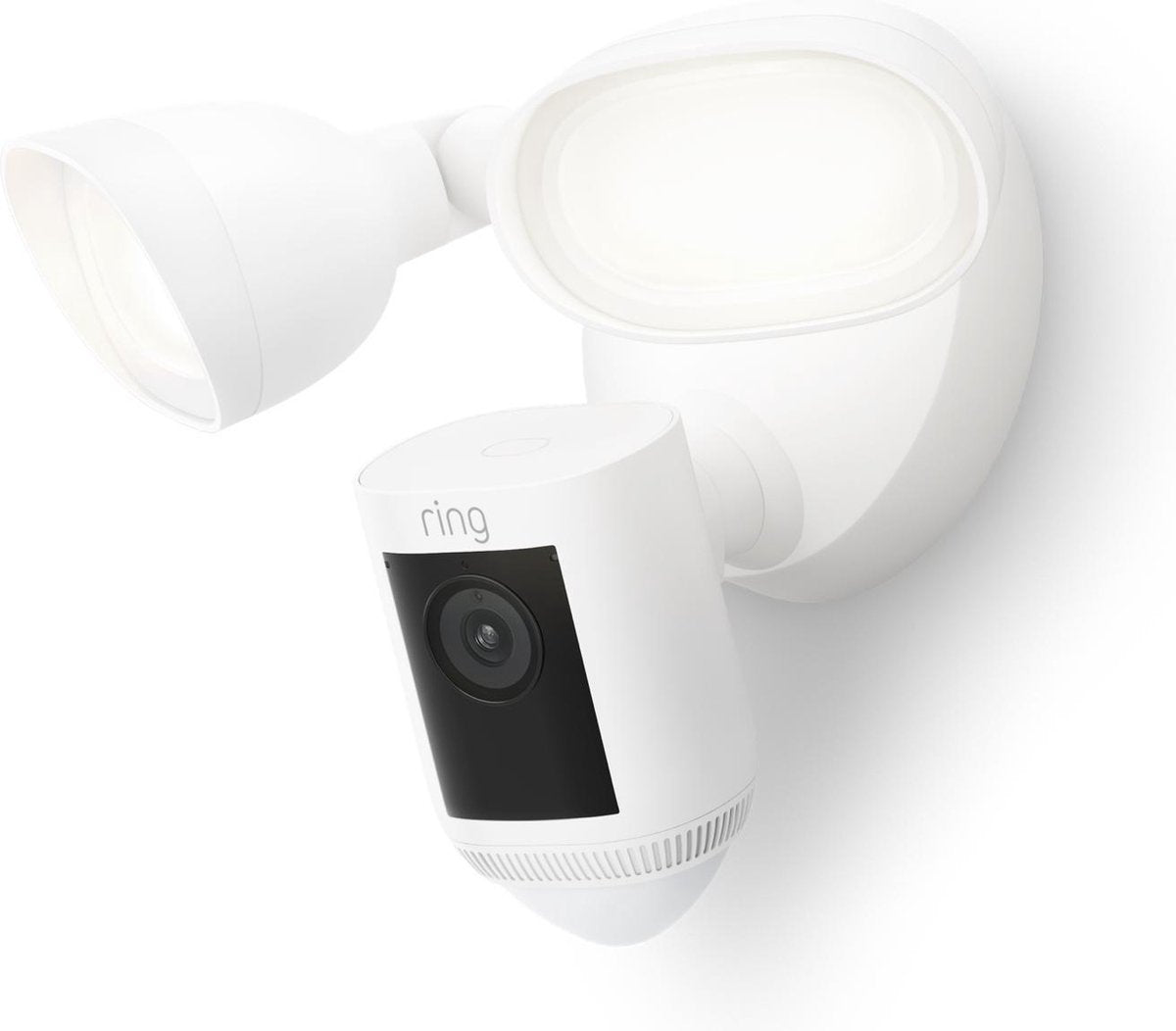Ring Flutlicht Cam Pro – Weiß
