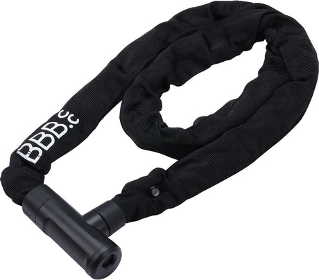 Bbb cycling keyguard chain - fietsslot met duurzame beschermhoes - lengte: 100cm - dikte: 5mm - kabelslot voor stadsfiets, racefiets mountainbike - bbl-115