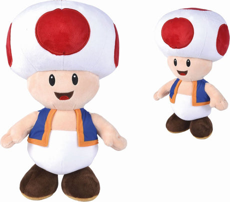Nicotoy Super Mario - Krötenplüsch, Jumbo - 50 cm - Kuscheltier