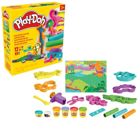 Play-Doh-Ton-Set mit bunten Wildtieren – Play-Doh-Tier-Ton-Set