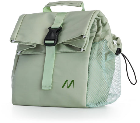 Muitomas Kühltasche 8 Liter – Wärmeisolierung – ein zentrales Fach – Seitentasche für Flasche – verstellbarer Schultergurt – grün