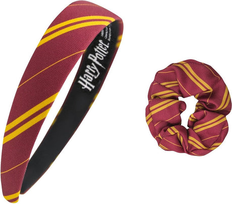 Cinereplicas Harry Potter – Gryffindor-Stirnband und Haargummi-Set – rot