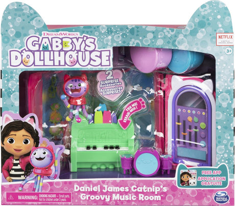 Gabby's Dollhouse – Spielset „DJ Catnip Music Room“.