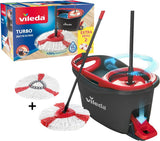 Vileda turbo 2in1 - pedaalsysteem met 2 vervangingen - microvezelmop 2in1