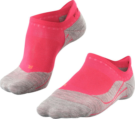 Falke ru4 Invisible Anti-Blister Baumwoll-Funktionsmaterial Laufsocken Damen Rot – Größe 41-42