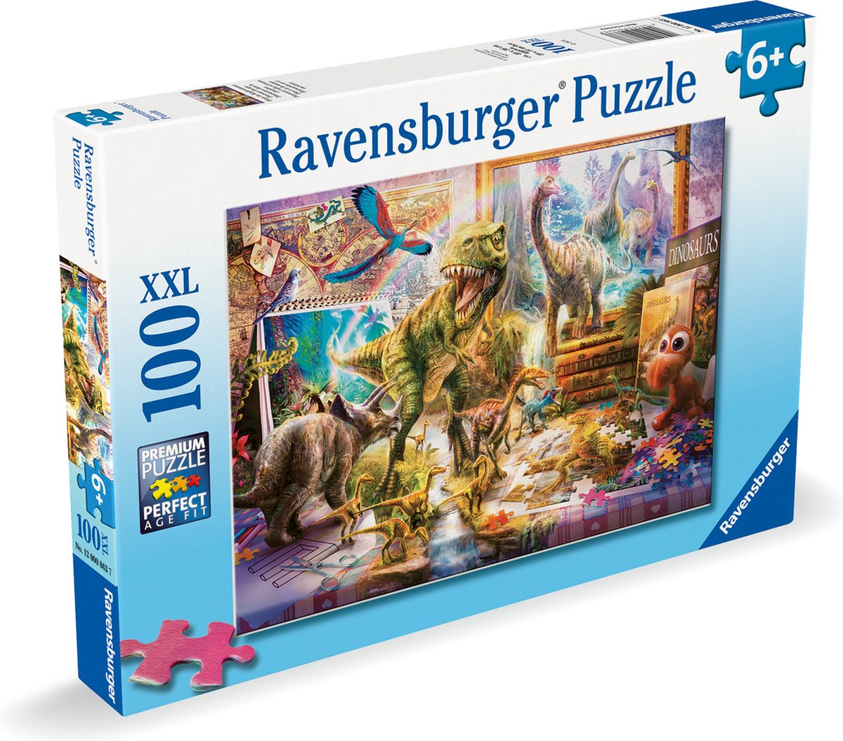 Ravensburger Jigsaw Puzzle xxl Dino und Spielzeug, 100..