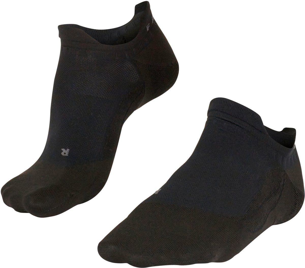 Falke go5 invisible anti-blaar katoen functioneel materiaal golfsokken heren zwart - maat 42-43