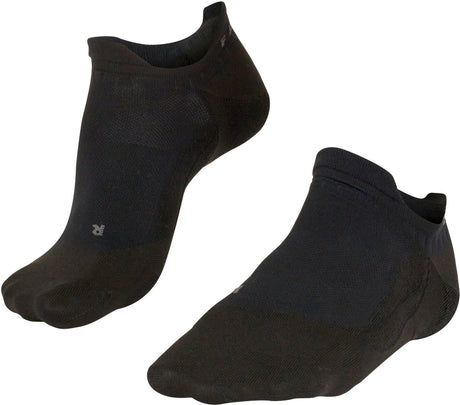 Falke go5 unsichtbare Anti-Blasen-Baumwoll-Funktionsmaterial-Golfsocken Herren schwarz - Größe 39-41