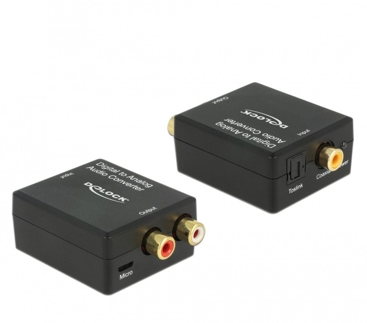 Delock Digital-Analog-Audio-Konverter (DAC) für hochauflösendes Audio