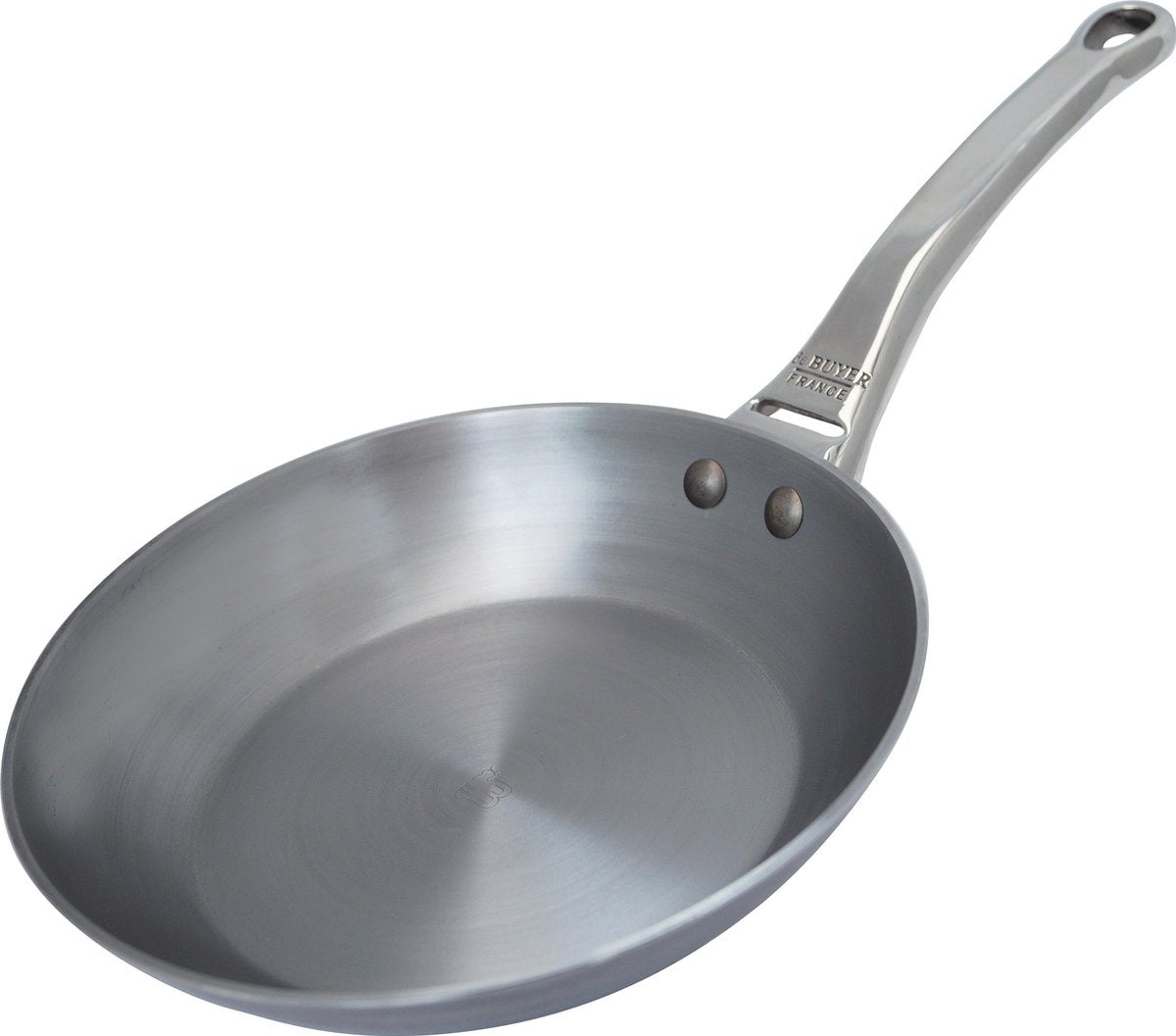 Debuyer de Buyer Mineral B Pro Bratpfanne Ø 28 cm – Stahlblech – PFAS-frei – Induktionsgeeignet – Hergestellt in Frankreich