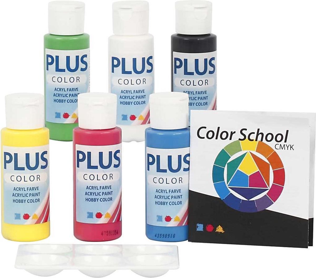 Plus-Farbe https: www.cchobby.nl plus-color-acrylic paint-primary-colours-6x60-ml-1-doos