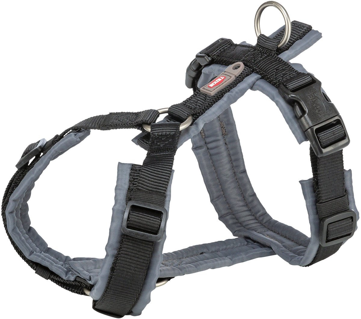 Trixie Hundegeschirr Premium Trekking schwarz grau