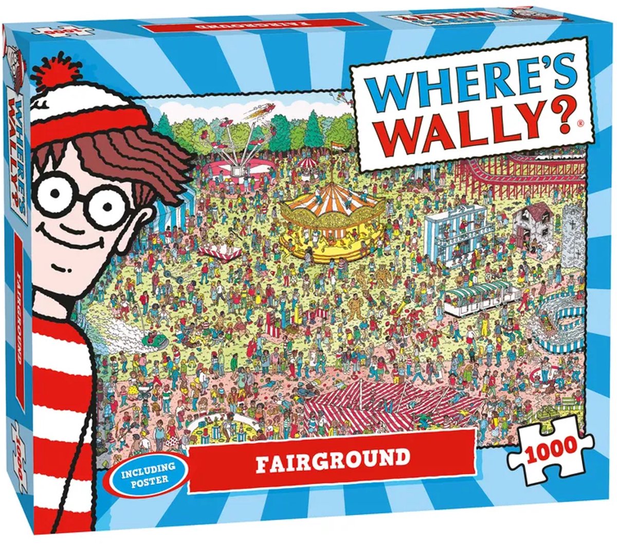Plenty gifts where's wally fairground puzzel 1000 stukjes