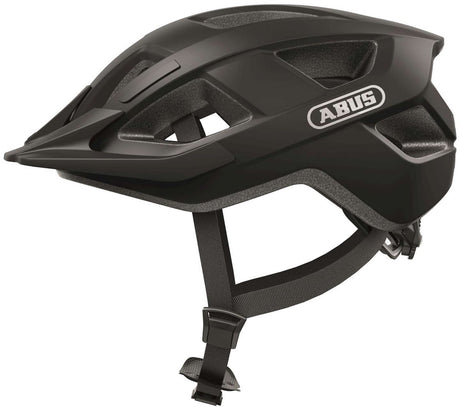 Abus Aduro 3.0 Fahrradhelm - sportlich und schick - Velvet Black - M 52-58 cm