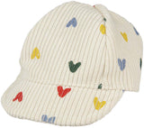 Heless poppenmuts hartjesconfetti, 28-35 cm