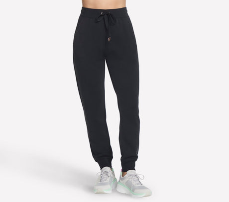 Skechers cozy luxe jogger dames broek - zwart