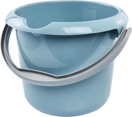 Kompakter 5-Liter-Eimer von Sans Marque mit Messskala und ergonomischem Griff – perfekt für Haus und Garten