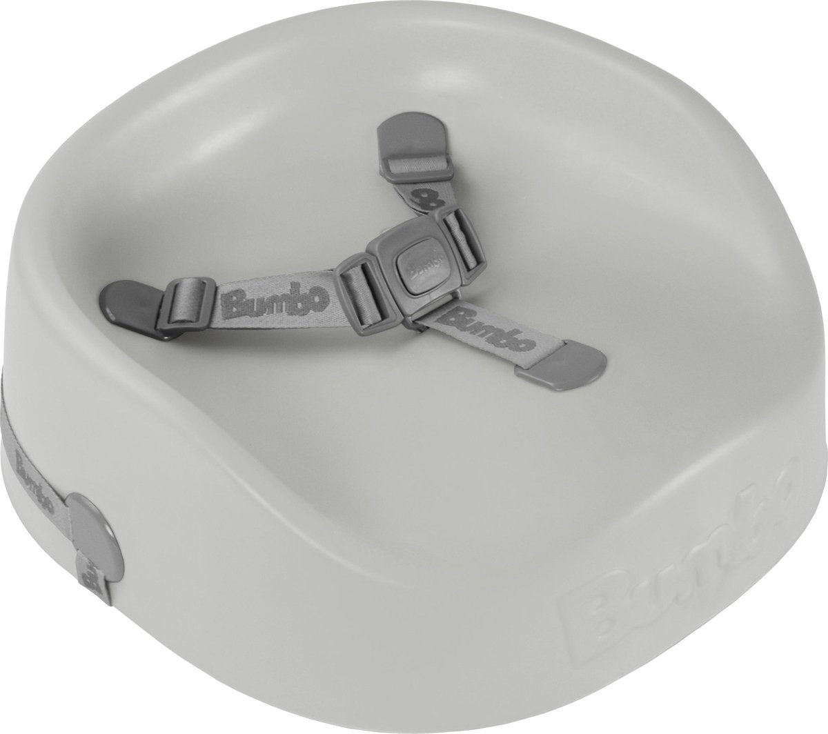 Bumbo Sitzerhöhung – Sitzerhöhung – weicher Schaumstoff – grau – Sitzerhöhung – tragbar – Kleinkind – Hochstuhl-Sitzerhöhung