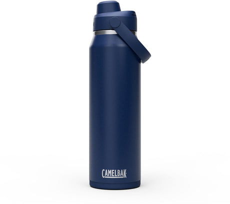Camelbak Thrive Chug vakuumisoliert – Trinkflasche mit Edelstahlisolierung – 1 l – Blau (Navy)
