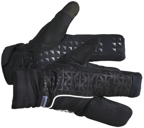 Craft Siberian 2.0 Splitfinger-Handschuh – Schwarz, M